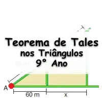 atividades e Exercícios sobre Teorema de Tales nos Triângulos para o 9° Ano do ensino fundamental com as respostas