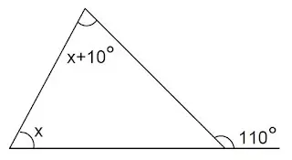 Ângulos de um triângulo