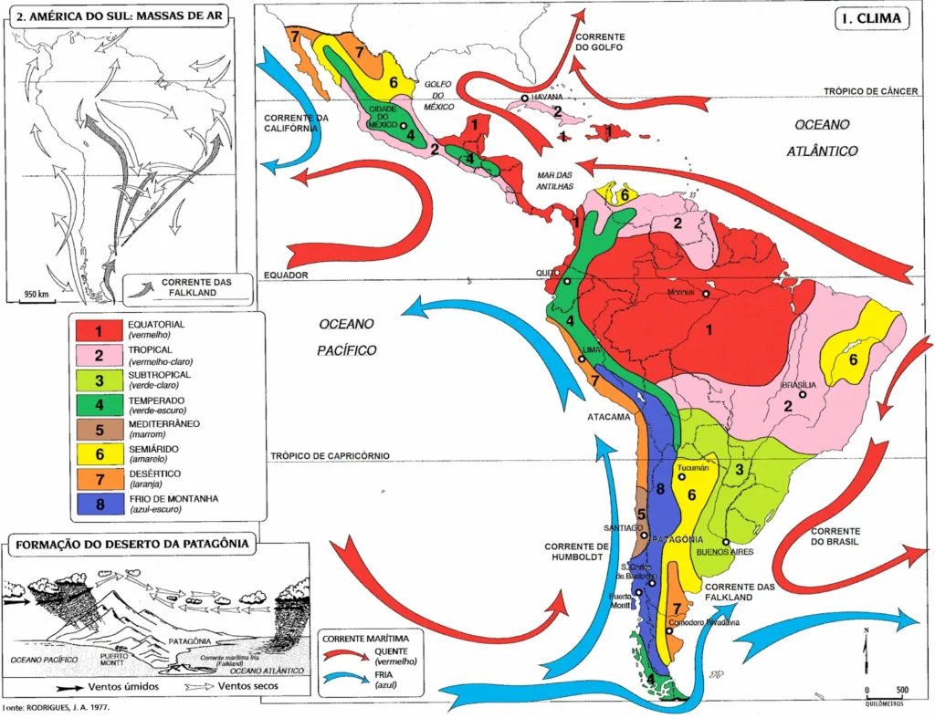 gabarito mapa América Latina para colorir