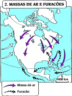 massa de ar furacões América Latina
