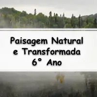 questões e Exercícios sobre Paisagem Natural e Transformada para o 6° Ano com Gabarito para o ensino fundamental
