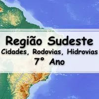 atividades e Exercícios sobre Características da Região Sudeste: Principais Cidades, Rodovias, Hidrovias e Portos para o 7° Ano do fundamental com respostas
