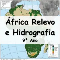 atividades e Exercícios sobre o Relevo e Hidrografia da África para o 9° Ano do fundamental com respostas