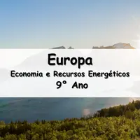 atividades e Exercícios sobre a Economia e Recursos Energéticos da Europa para o 9° Ano do fundamental respondidos