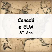 exercícios e Atividades sobre Canadá e Estados Unidos para o 8° Ano do ensino fundamental com respostas