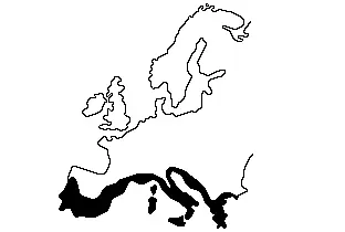 mapa da região Europa