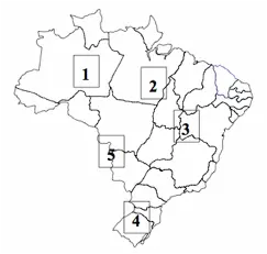 números Biomas do brasil
