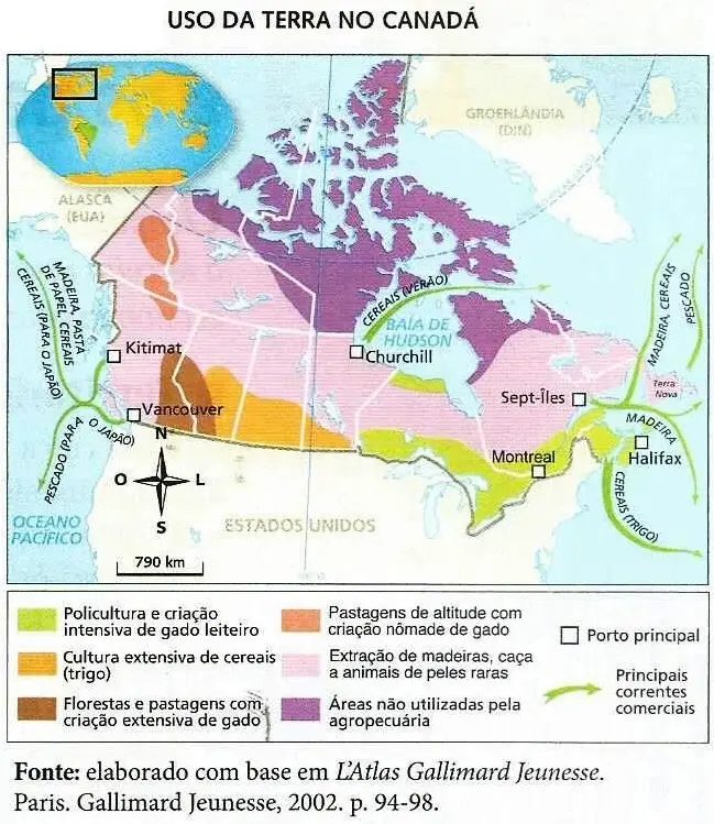 uso da terra Canadá